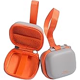 TELESIN DisAdv Portable Mini Carrying Case for HERO/Ace Pro/DJI OSMO/360 Cameras, Waterproof Hard Shell Travel Storage Case for Action Cameras and Accessories, Grey