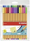 Point 88 Fineliner Pens 0.4m 30 color wallet set
