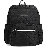 Kenneth Cole REACTION Emma Women's Backpack 15" Laptop Bag for Work, High School, College, Travel, Black Diamond