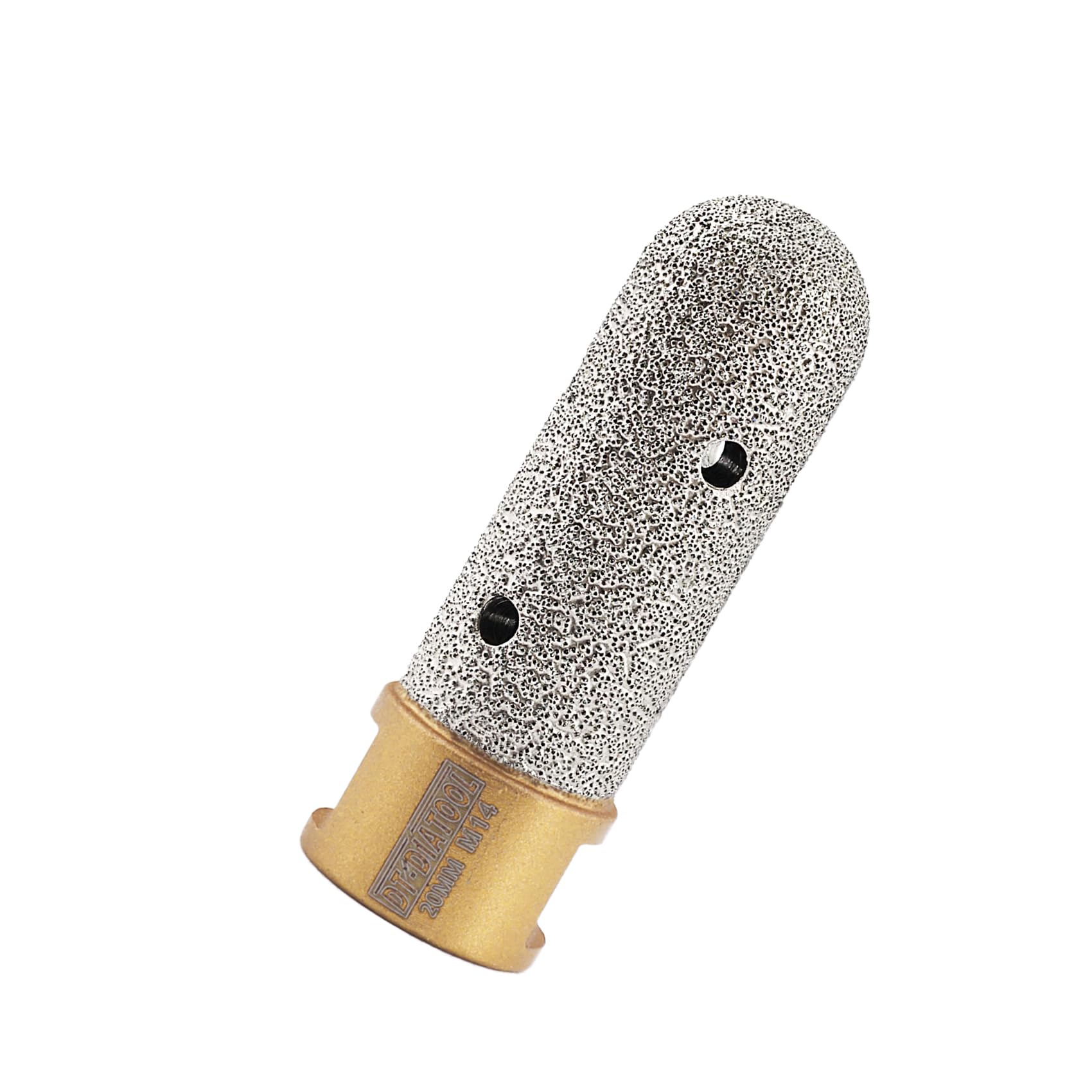 DT-DIATOOL Diamond Milling Bit 20mm Enlarge Existing Holes of Porcelain Tile Marble Countertop Diamond Coated Finger Bit