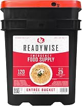 ReadyWise 120 Servings Lunch & Dinner Bucket Freeze Dried Emergency Food