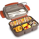 NatraProw Bento Box for Kids/Adults, 4 Compartment