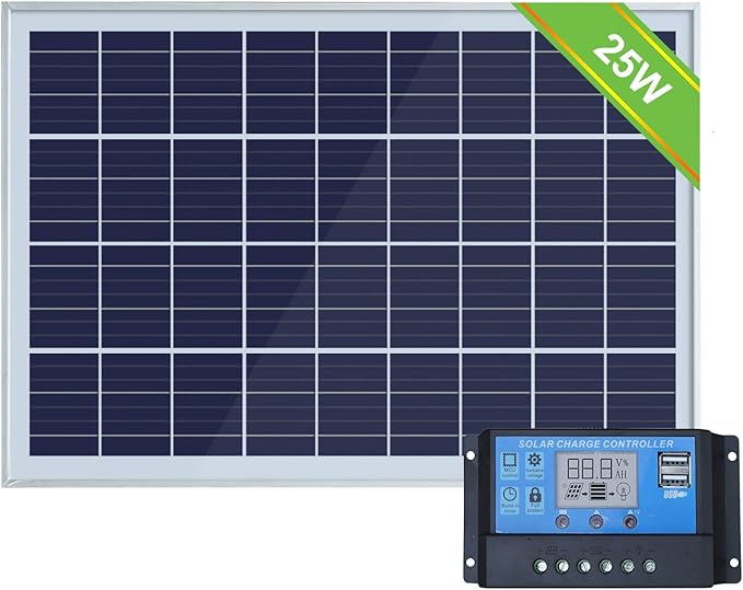 ECOWORTHY 25W Portable Solar Panel System Kits 25Watts Solar Module