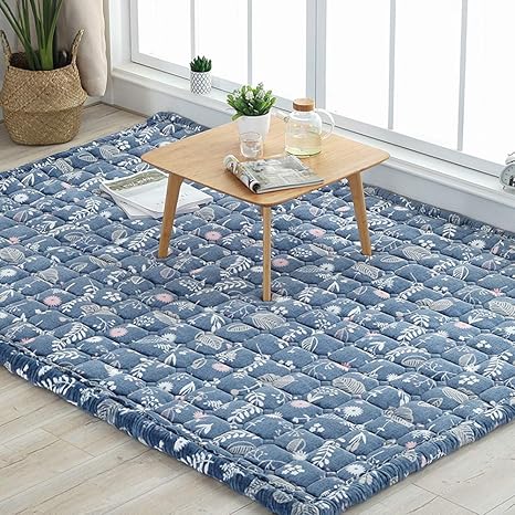 Amazon Ziv Nat カーペット ポリエステル フランネル繊維 滑り止めのゴム顆粒 洗える ラグ フワフワ センターマット 赤ちゃん リビング用 畳式 部屋用 厚手 7色 ネイビー 0ｘ230ｃｍ ラグ カーペット オンライン通販