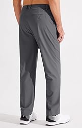Libin Men's Golf Pants Classic Fit Flat Front Work