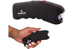 Mace 2-in-1 Rechargeable Stun Gun for Self Defense - High Voltage Electric Power, Bright LED Light, Easy to Use Safety Switch, Personal Protection Self Defense for Women & Men