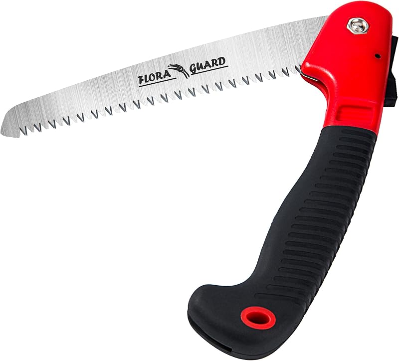 FLORA GUARD Folding Hand Saw 7 inch Professional Camping Pruning Saw