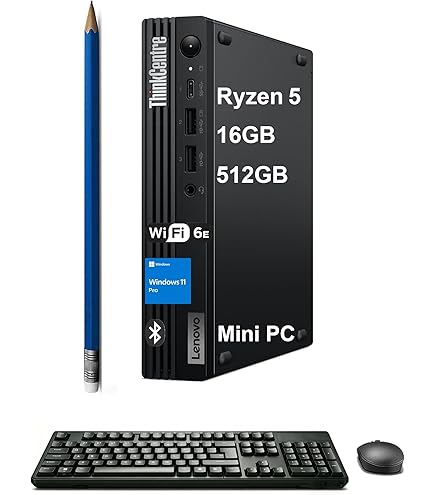 Amazon.com: Lenovo ThinkCentre M75q Gen 5 Tiny Desktop, with AMD