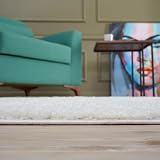 THE RUGS Living Room Rug Shaggy 30mm White 80x300 cm view 7