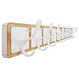 SKOLOO Coat Rack Wall Mount - Scandi-Style Wooden