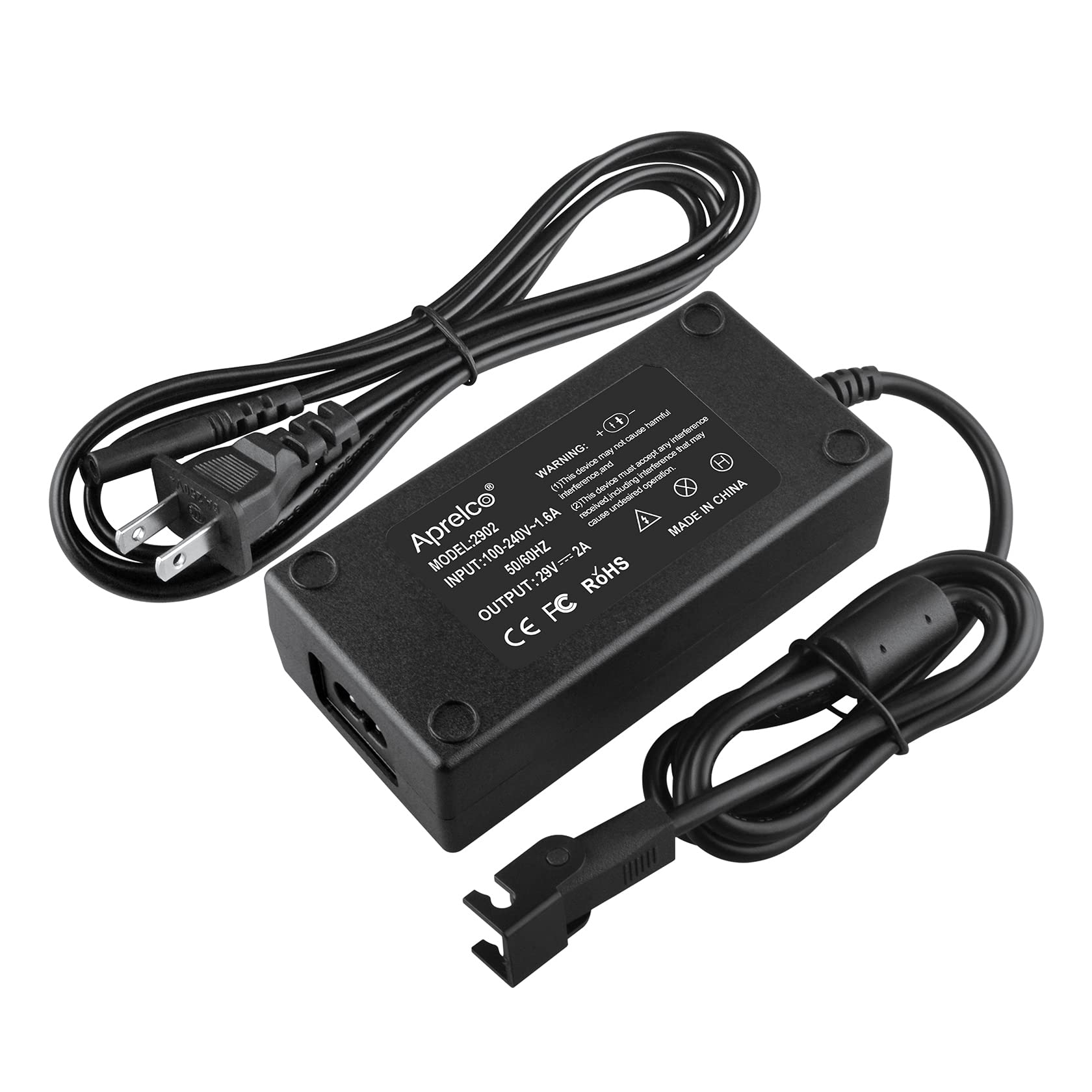Photo 1 of Aprelco 2-Prong 29V AC DC Adapter Charger Replacement for Southern Motion FS2900-2000 Recliner Lift Chair Switching Transformer Power Supply Cord Mains PSU AC110-240V