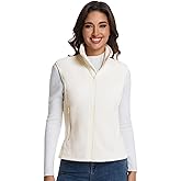 Doohu Women's Fleece Vest Lightweight Warm Outdoor Polar Vest with 4 Pockets for Spring Casual Fashion (XS - XXL)