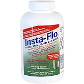 Insta-Flo Crystals Drain Cleaner &ndash; 2 lb (32 oz) | Odorless Drain Opener for Hair &amp; Grease by Thrift Marketing