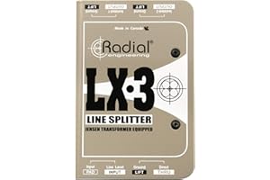 RADIAL ENGINEERING Radial LX3 3-Channel Balanced Line Splitter W Isolation