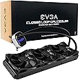 EVGA CLC 360mm All-in-one RGB LED CPU Liquid Cooler, 3X FX12 120mm PWM Fans, Intel, AMD, 5 Yr Warranty, 400-Hy-CL36-V1