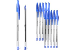 �鶹�� Basics Ballpoint Pens, 1.0mm, Blue, 12 Pack