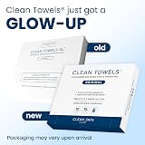 Clean Skin Club XL 100% USDA Biobased Disposable Face Towels Makeup Remover Dry view 2