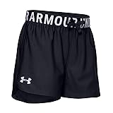 Under Armour Girls' UA Play Up Solid Shorts YLG Black