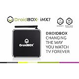 DroidBOX&reg; iMX7 Android TV Box with remote - Movies & TV Kodi 15.1 Isengard AirPlay UPnP DLNA IPTV Mini Web Streaming HTPC Player, QuadCore Amlogic S805 SoC Cortex A9 1Gb Ram, 8GB Internal Memory, WiFi, 100mbps LAN, 1080P 3D, Mali400 High Performance 3D GPU, Airmouse supported, UK adapter included, Internet Streaming Player