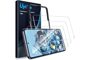 Uyiton Eye Protection for Google Pixel 8 Pro Screen Protector, [10X Shatterproof] Anti-Blue Light [with Install Frame] [Case Friendly] 9H HardnessTempered Glass Screen Cover, 3 Packs
