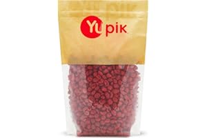 Yupik Sugar Peanuts, 1 kg, Kosher, Vegan, Peanuts in Sugar Coating, Red Candy Shell, Crunchy Nuts, Sweet Snacks, Perfect for 