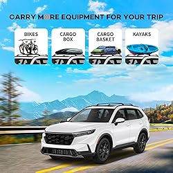 Wonderdriver Roof Rack Cross Bars 220lbs Fit for