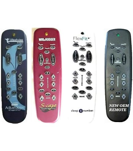 thumbnail image 2 of Leggett And Platt Adjusta Magic E-92 Corded Replacement Remote Control For Adjustable Beds (White And Black) 2 of 3
