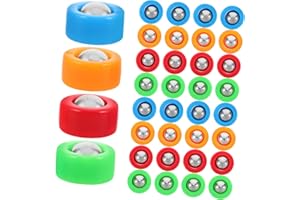 FAVOMOTO 40pcs Curling Game Tabletop Pucks Curling Game Accessories Tabletop Sliding Pucks De Table