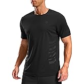 G Gradual Men's Workout Shirts Quick Dry Athletic Running T-Shirts Lightweight Moisture Wicking Short Sleeve Sports Gym Tops