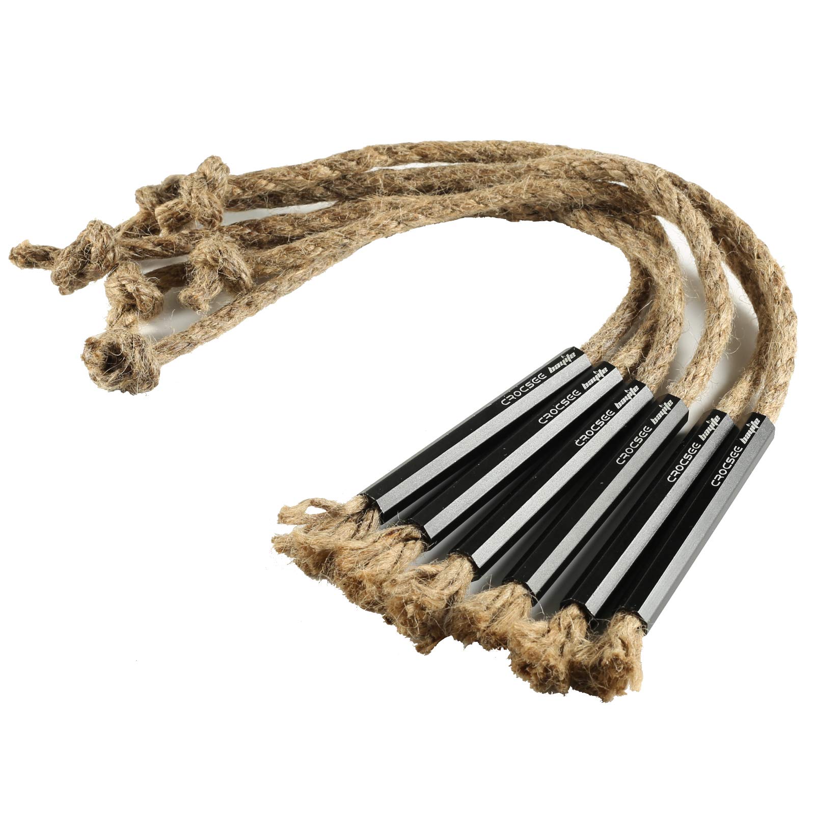 Photo 1 of CrocSee Aluminum Bellows Tube Sleeve, Survival Waterproof Wick Hemp Cord Tinder Kits for Fire Starting (6)