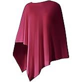 Lacretazhi Women's Shawl Wraps Lightweight Knitted Poncho Sweater Versatile Scarf Cape Cardigan for Autumn Winter Spring