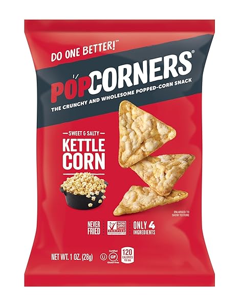 POPCORNERS KETTLE CORN SNACK PACK | GLUTEN FREE, VEGAN SNACK |