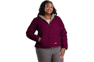 Berne Women's Sherpa-Lined Softstone Duck Hooded Jacket