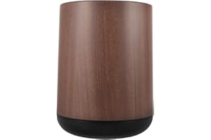 MAGICLULU 15l Large Capacity round Plastic Trash Can Double-walled Construction and Open Top for Dorm