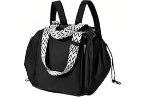 Fashowlife Multi-Function Tote Bag Large Capacity– Versatile Nylon Lightweight Backpack with 15 Pockets for Car Travel