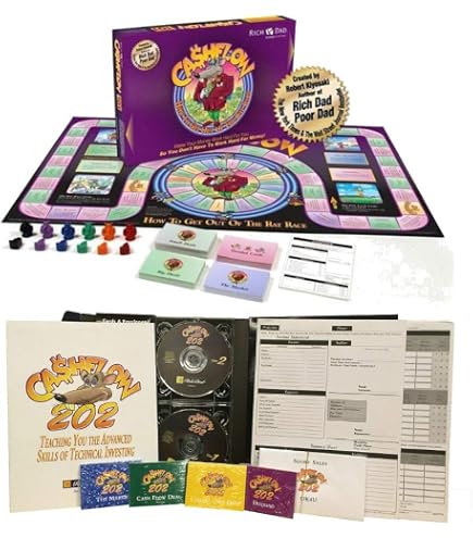 Amazon.com: CASHFLOW 101 & CASHFLOW 202 INVESTMENT BOARD GAME - BY
