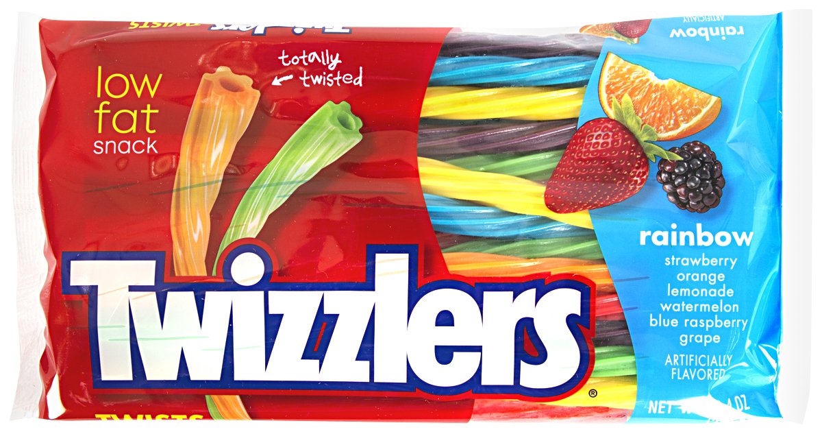 Twizzlers Rainbow Twists Candy 