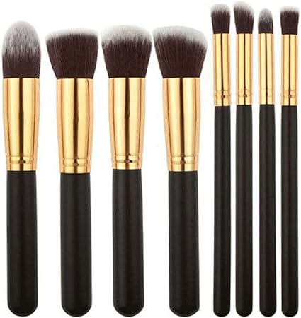 Amazon Wslcn メイクブラシ 8本セット 人気 センス 上品 化粧筆 化粧ブラシセット 化粧ブラシメイクアップブラシ 毛量たっぷり 超柔らかい 基礎メイクアップブラシ 可愛い 旅行と贈り物に最適 ブラック Wslcn メイクアップブラシ 通販