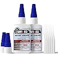 CYAFIXED Professional Grade Cyanoacrylate Super Glue, Super Thin Viscosity CA Glue for Woodworking, 4 oz. Value Pack - Instan