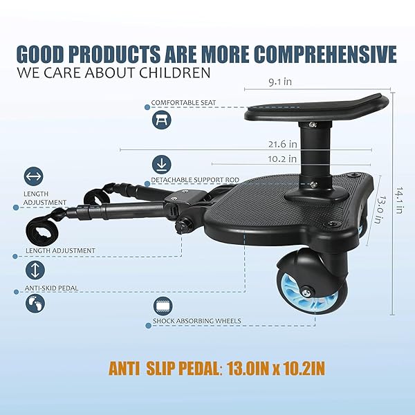 UNIVERSAL STROLLER BOARD,STROLLER BOARD,BUGGY BOARD,STROLLER ATTACHMENT FOR TODDLER TO RIDE,SIT AND STAND STROLLER,STROLLER STANDING BOARD,STROLLER BOARD ATTACHMENT FOR TODDLER