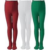 EPEIUS Baby Girl Tights Thick Cable Knit Leggings Seamless Cotton Toddler Girls Stockings School Tights for 2T-12 Years