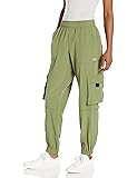 DKNY Women's Sport Cargo Utility, Army Green, Large