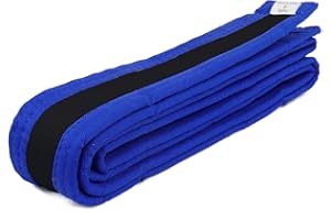 AAMA Color Belts with Black Stripe for Martial Arts - Taekwondo Karate Judo