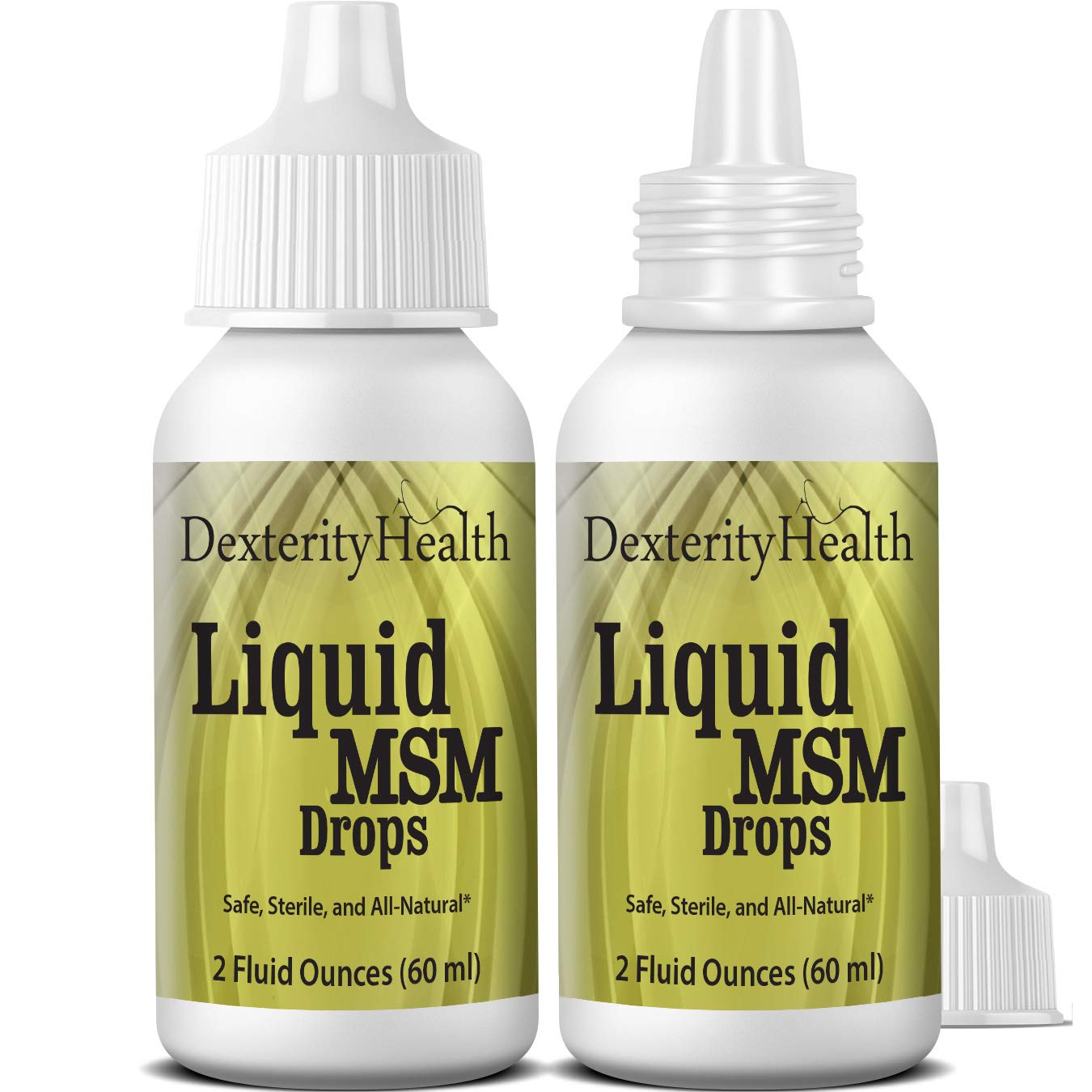 Dexterity Health Liquid MSM Eye Drops 2Pack of 2 oz. SqueezeTop