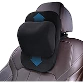 ZATOOTO Adjust Height Car Neck Pillow, Memory Foam Headrest Neck Support Pillow Adjustable Neck Pain Relieved Headrest Driving Seat Cervical Support