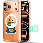 ESR for iPhone 17 Pro Case, Camera Control, Compatible with MagSafe, Shockproof Military-Grade Protection, Magnetic Phone Case for iPhone 17 Pro, Classic Hybrid Case, Christmas Globe