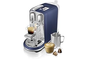 Nespresso Creatista Plus Single Serve Coffee and Espresso Machine by Breville, Damson Blue