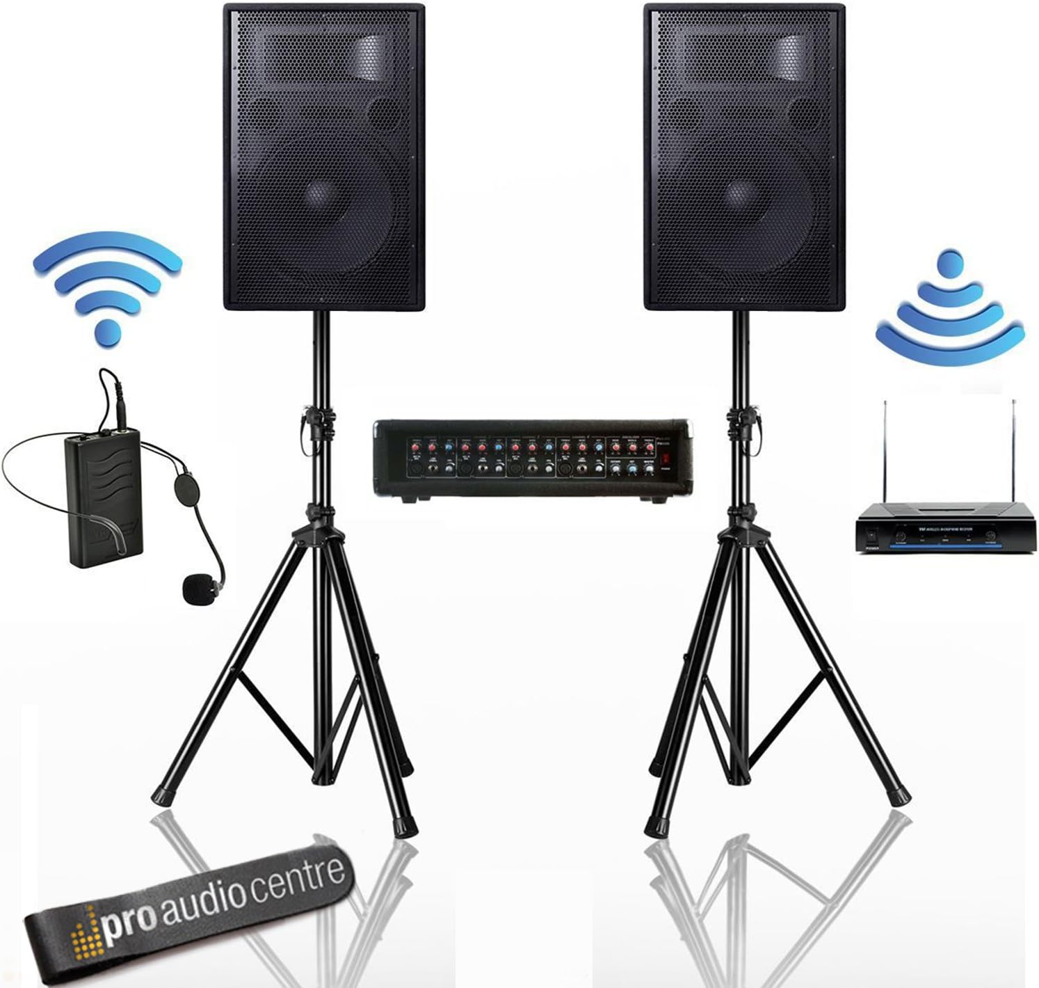 EPA200PE Portable Presentation / Fitness PA Sound System with Wireless Headset Microphone