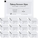Swiffen 150 Pcs Makeup Remover Wipes Bulk Waterproof Makeup Wipes | Individually Wrapped Face Wipes, Mascara Lipstick Remover, Gentle for All Skin, Alcohol Free, Travel Hotel Gym Office