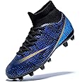 oTzTTzTo Kids Soccer Cleats Boys Girls Firm Ground Professional Athletic Outdoor Football Shoes